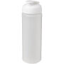 Baseline® Plus grip 750 ml sportfles met flipcapdeksel - Transparant/Wit