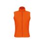 Bodywarmer van microfleece dames orange M