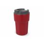 T-ceramic thermomok met deksel Zambezi 350ml - Donker Rood