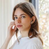 Brandcharger wireless earbuds Aria gun metal