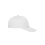 5 Panel Cap Organic Cotton white one size
