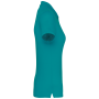 Damespolo korte mouwen Teal Blue XS Damespolo korte mouwen Teal Blue XS