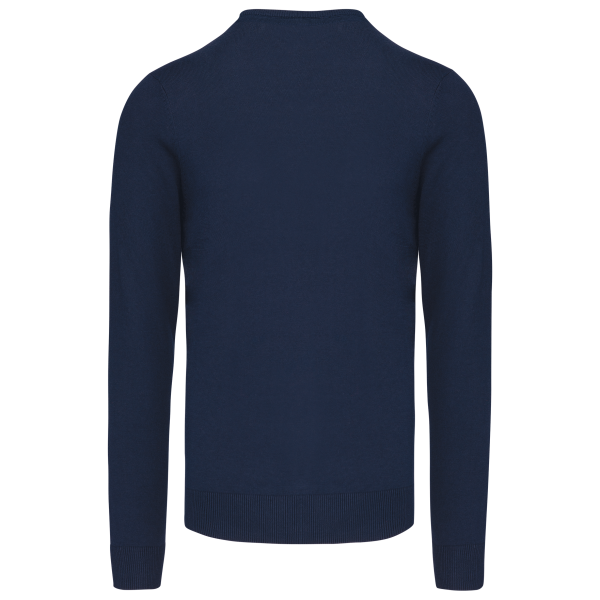 Herenpullover met ronde hals Navy L Herenpullover met ronde hals Navy L