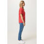 IQONIQ Yala dames lichtgewicht gerecycled katoen t-shirt, luscious red (XXS)