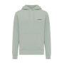 IQONIQ Rila lichtgewicht gerecycled katoen hoodie, iceberg green (L)