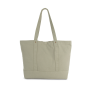 Grote shopper met zijzak Washed Green Clay One Size