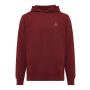 IQONIQ Yengo recycled katoen hoodie met steekzakken, bordeauxrood (L)