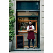 GAMMA - Schort biologisch katoen 240g - Bordeaux