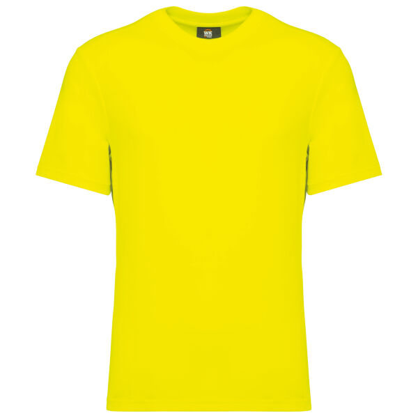 Duurzaam uniseks T-shirt katoen/polyester Fluorescent Yellow 4XL