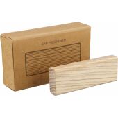 Beukenhouten autoverfrisser Kezia bruin