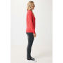 IQONIQ Zion gerecycled katoen sweater, luscious red (XXXL)