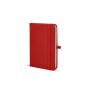 PU-Notitieboekje Sora A6 - Rood