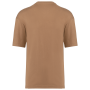 Oversized T-shirt korte mouwen uniseks Camel 3XL