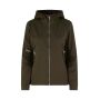 Softshell jas | lichtgewicht | dames - Olijf, M