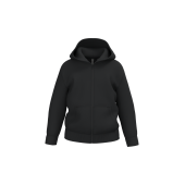 Gerecyclede kindersweater met rits en capuchon