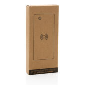 Bamboe 8.000 mAh 5W draadloze powerbank, bruin