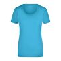 Ladies' Stretch Round-T turquoise M