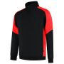 Zip Sweater Bicolor Redefined 306111 Black-Brightred XXL