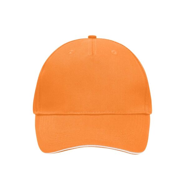 5 Panel Sandwich Cap orange/white one size 5 Panel Sandwich Cap orange/white one size