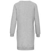 Bio fleece lounge jurk Light grey heather XS