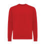 IQONIQ Etosha lichtgewicht gerecycled katoen sweater, rood (S)