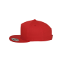 Classic snapbackpet 5 panelen RED One Size
