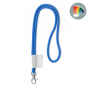 Polyester 2-kleurige koord-lanyard met full color label