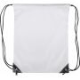 Polyester (210D) trekkoord rugtas Isolde wit