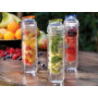 Waterfles met infuser, blauw