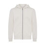 Iqoniq Abisko gerecycled katoen hoodie met rits, natural raw (XS)