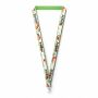 Polyester keycord met gesublimeerde satijnen overlay