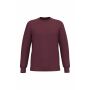 Gerecycled uniseks sweater met ronde hals wine 5XL Gerecycled uniseks sweater met ronde hals wine 5XL