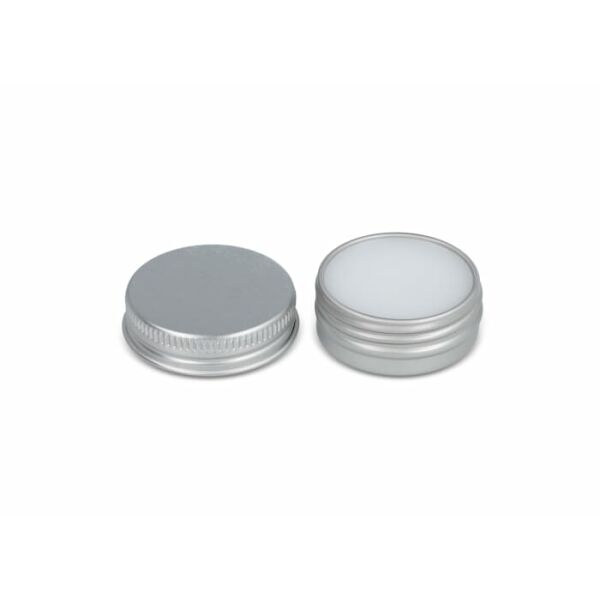 Lipbalm round recycled aluminium tin