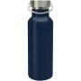 Thor 500 ml RCS gecertificeerde waterfles van gerecycled roestvrijstaal - Marineblauw