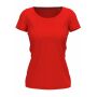 Stedman T-shirt Crewneck Claire SS for her scarlet red L