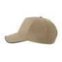 RECY FIVE PIPING, KHAKI/NAVY, One size, ATLANTIS HEADWEAR