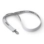 Polyester lanyard met reflecterende draden
