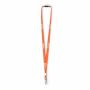 Polyester tubulaire keycord met metalen klem