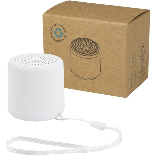 Velkis 3W gerecycleerde plastic draadloze Bluetooth®-speaker