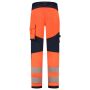 Werkbroek Funct. Stretch High Vis Redefined Knieversterking 506119 Fluor Orange-Ink 66