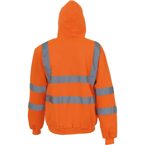 Veiligheidssweatervest met capuchon Hi Vis Orange S Veiligheidssweatervest met capuchon Hi Vis Orange S