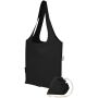 Madras Blend 140 g/m² GRS-gecertificeerde, gerecyclede, opvouwbare katoenen draagtas, 7 liter - Zwart Madras Blend 140 g/m² GRS-gecertificeerde, gerecyclede, opvouwbare katoenen draagtas, 7 liter - Zwart