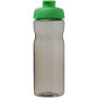 H2O Active® Eco Base drinkfles van 650 ml met klapdeksel - Felgroen/Houtskool H2O Active® Eco Base drinkfles van 650 ml met klapdeksel - Felgroen/Houtskool
