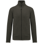 Microfleece met rits heren Green Olive 5XL