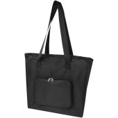 EcoFold RPET opvouwbare draagtas 16 l - Zwart