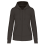 Ecologische damessweater met capuchon en ritssluiting Dark Grey XL Ecologische damessweater met capuchon en ritssluiting Dark Grey XL