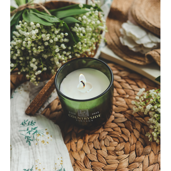 Candle Romantic Soy Wax 230ml colorless Candle Romantic Soy Wax 230ml colorless
