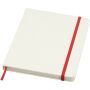 Bass A5 gerecycled notitieboek met gelinieerde pagina's - Rood Bass A5 gerecycled notitieboek met gelinieerde pagina's - Rood