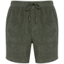 Ecologische badstof herenshort Organic Khaki XS