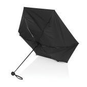 19.5" Aware™ RPET super mini manual 190T Pongee umbrella, zwart